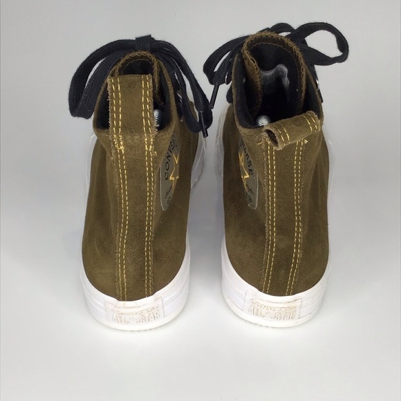 Converse Chuck Taylor All Star Hiker High-Top Sneaker in Olive Green Size 7. - Picture 5 of 12